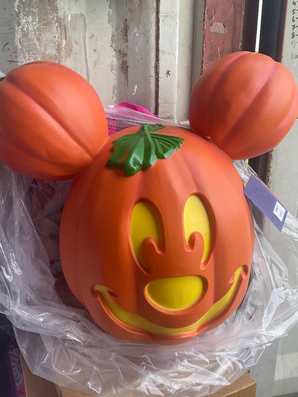 Disney park giant Mickey pumpkin
